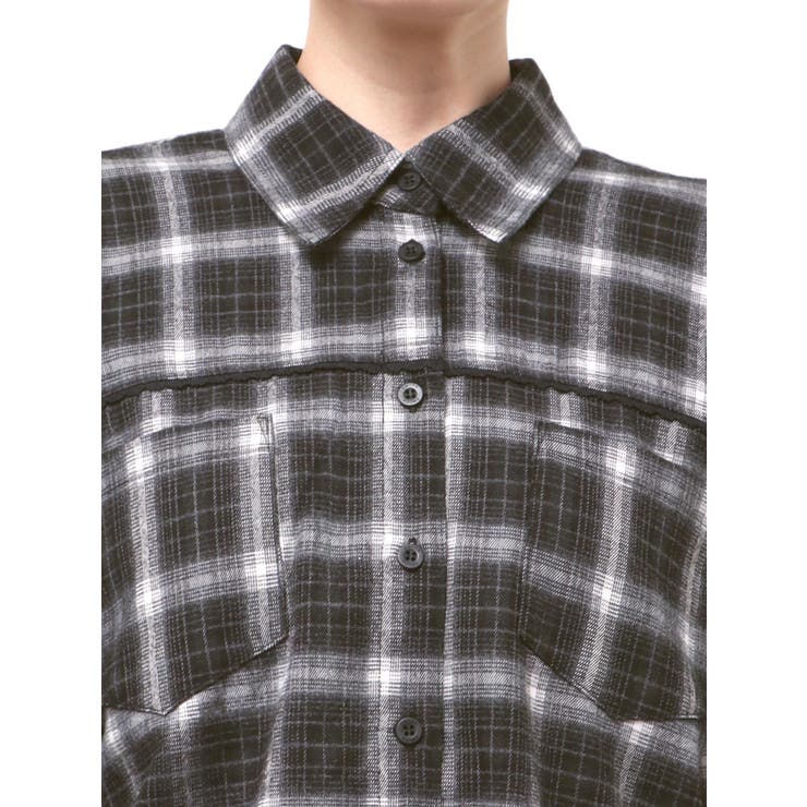 エッジレースオーバーシャツ | EMODA | 詳細画像25 