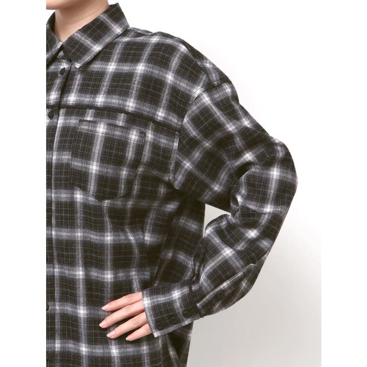 エッジレースオーバーシャツ | EMODA | 詳細画像26 