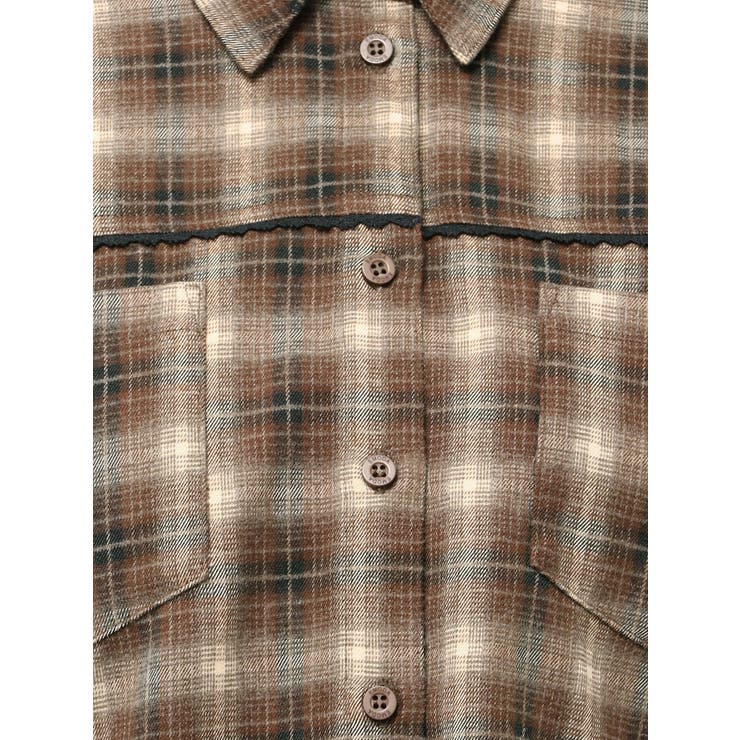 エッジレースオーバーシャツ | EMODA | 詳細画像34 