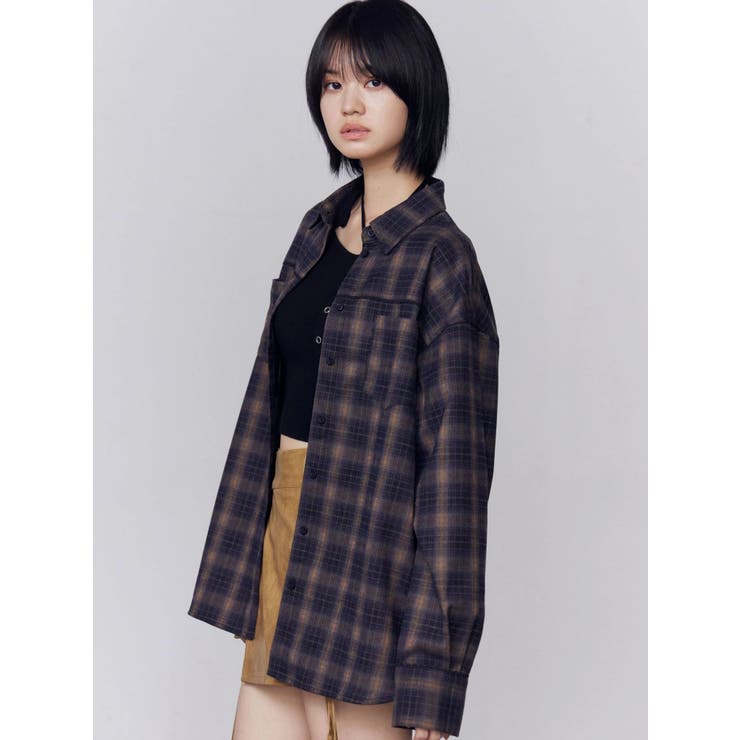 エッジレースオーバーシャツ | EMODA | 詳細画像8 