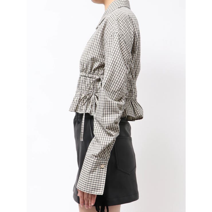 サイドリボンストリングシャツ | EMODA | 詳細画像24 