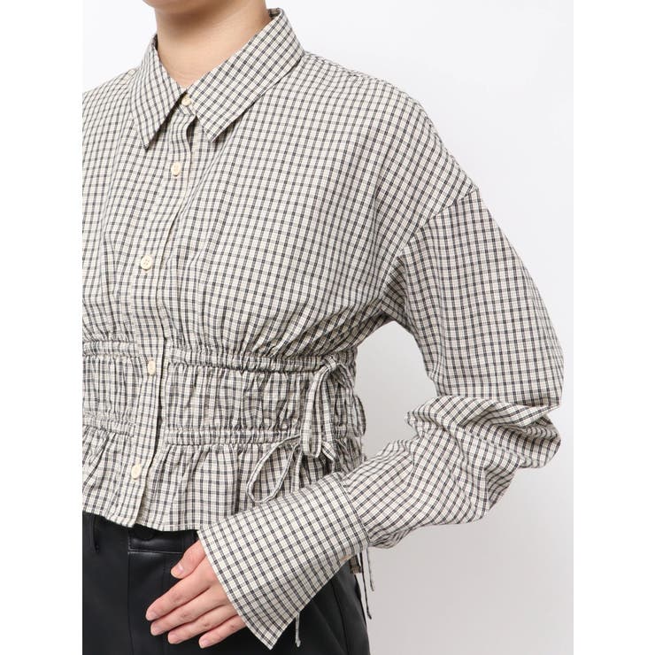 サイドリボンストリングシャツ | EMODA | 詳細画像27 