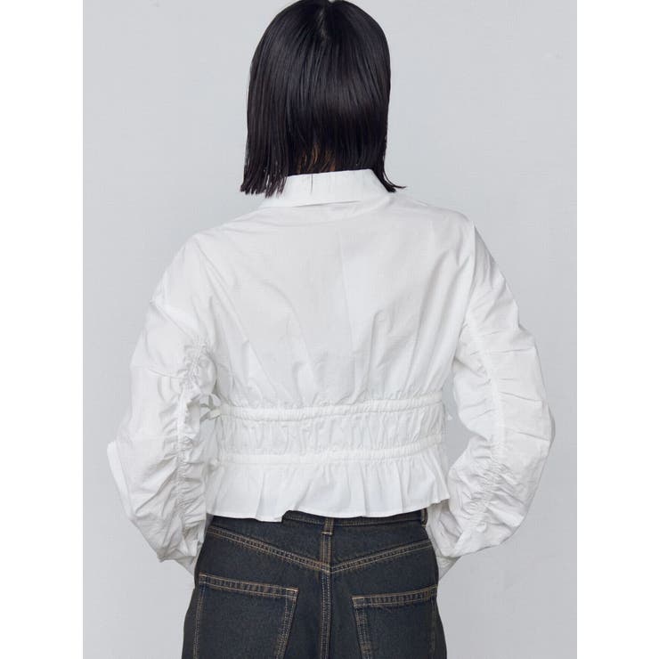 サイドリボンストリングシャツ | EMODA | 詳細画像6 