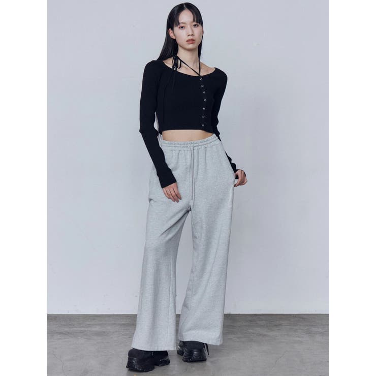 リボングラフィックスウェットパンツ | EMODA | 詳細画像10 