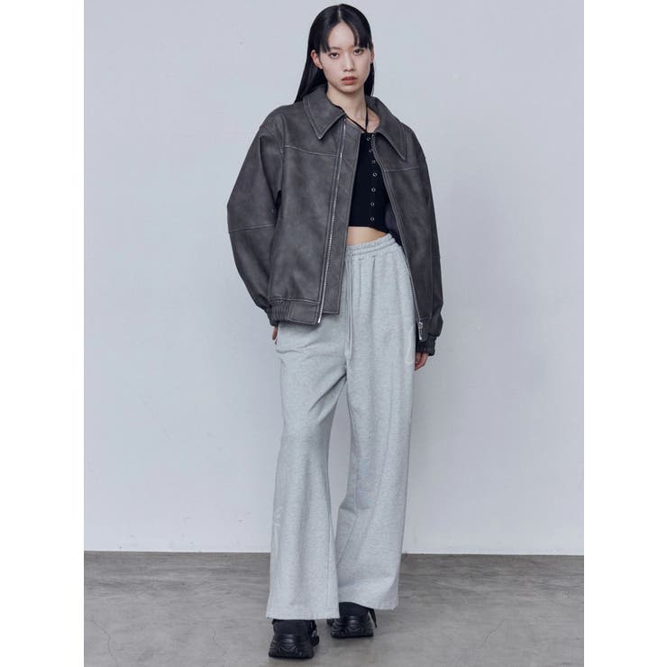 リボングラフィックスウェットパンツ | EMODA | 詳細画像11 