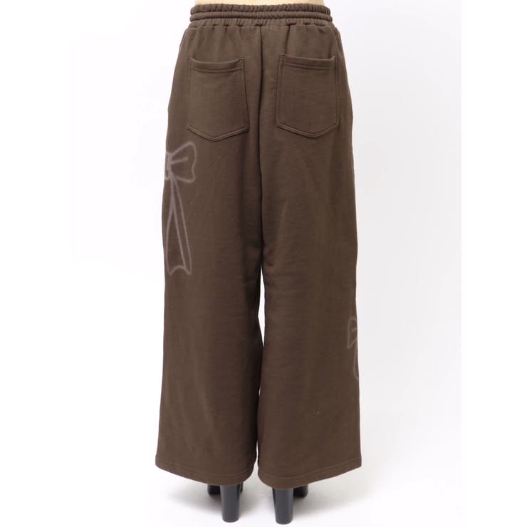 リボングラフィックスウェットパンツ | EMODA | 詳細画像17 