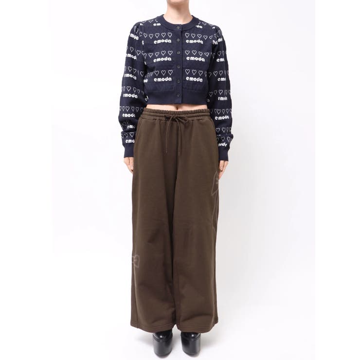 リボングラフィックスウェットパンツ | EMODA | 詳細画像23 