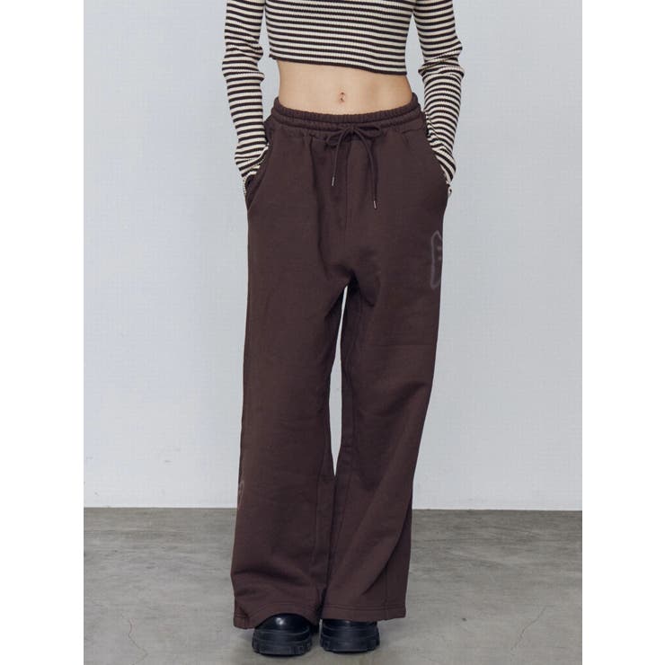 リボングラフィックスウェットパンツ | EMODA | 詳細画像5 