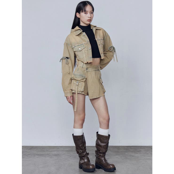 カーゴラップショートパンツ | EMODA | 詳細画像19 