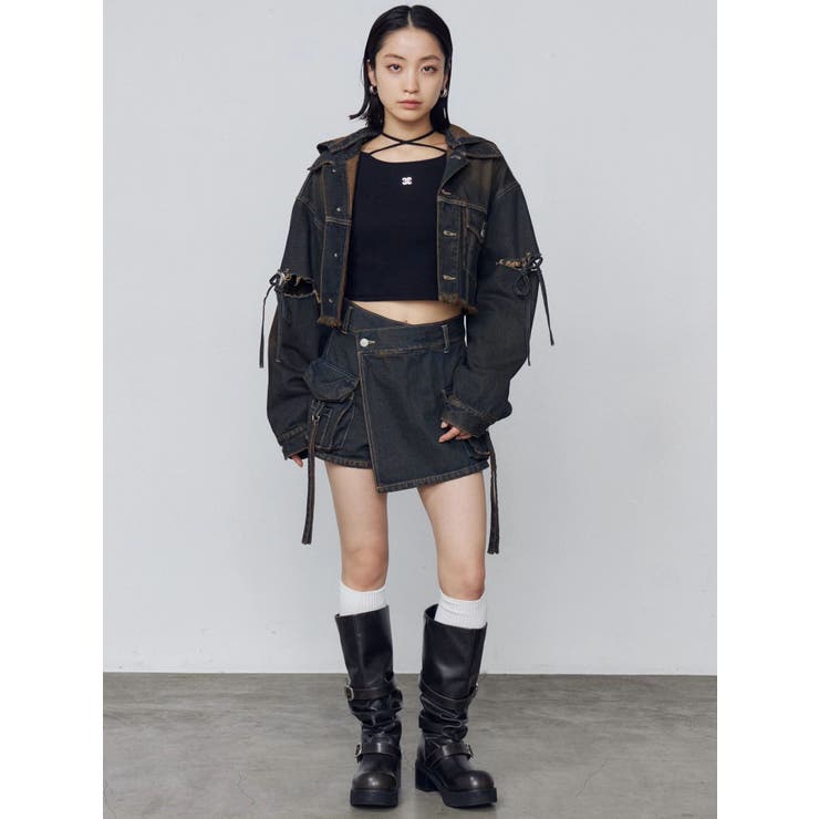 カーゴラップショートパンツ | EMODA | 詳細画像24 