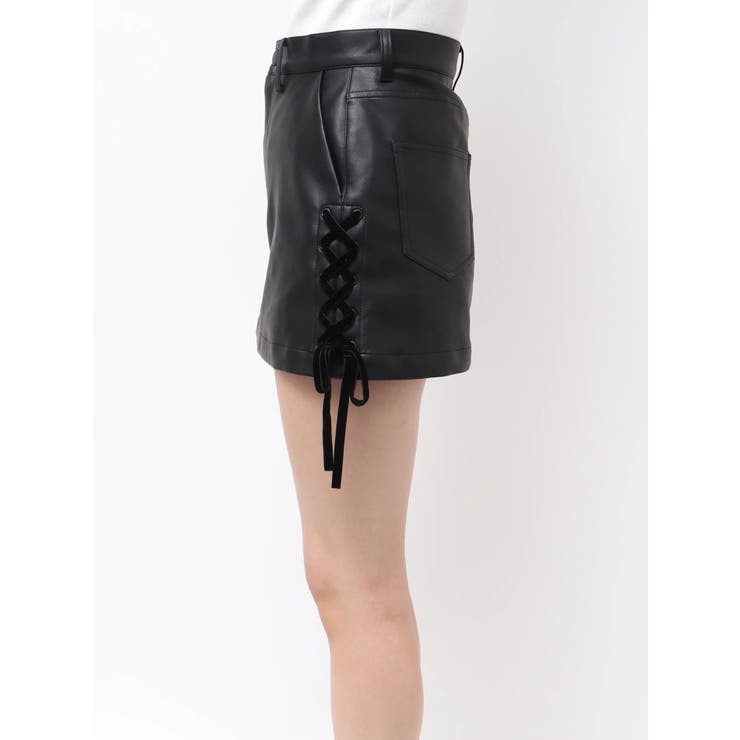 レースアップミニスカート | EMODA | 詳細画像30 