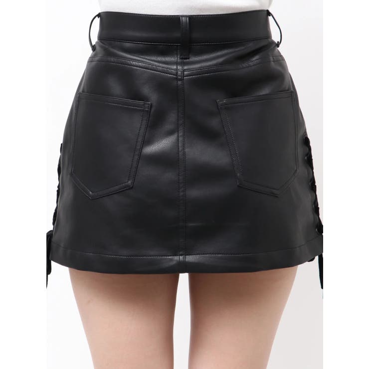 レースアップミニスカート | EMODA | 詳細画像32 