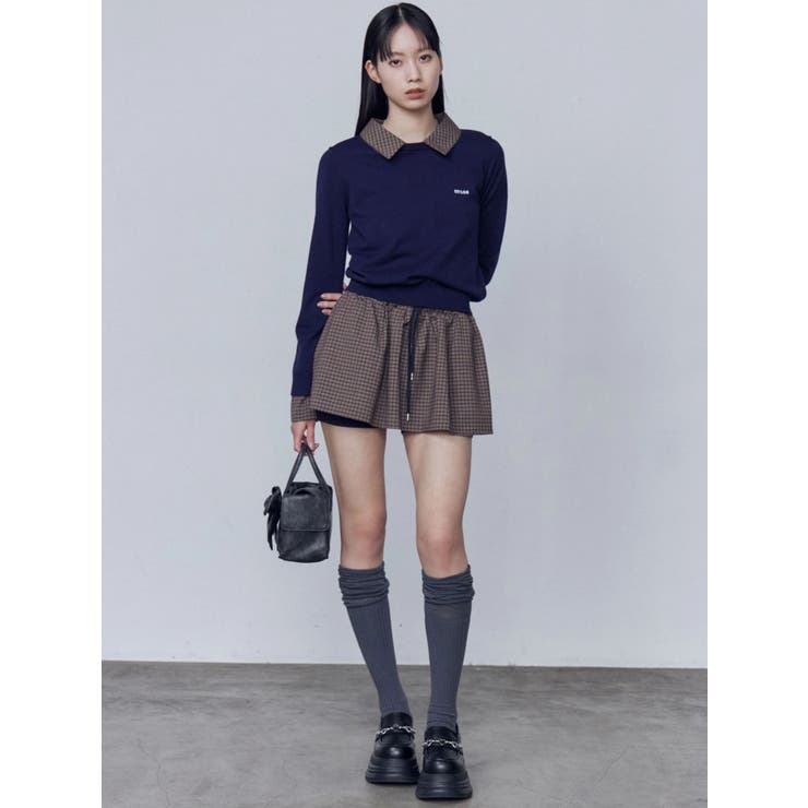 レイヤードフレアスカート | EMODA | 詳細画像3 