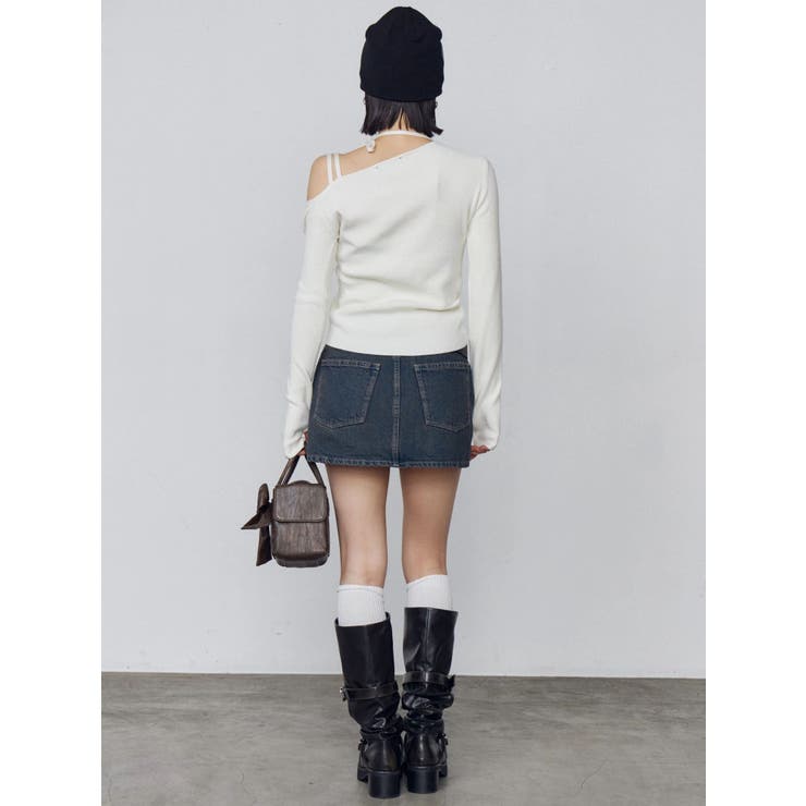 デニムマイクロスカート | EMODA | 詳細画像44 