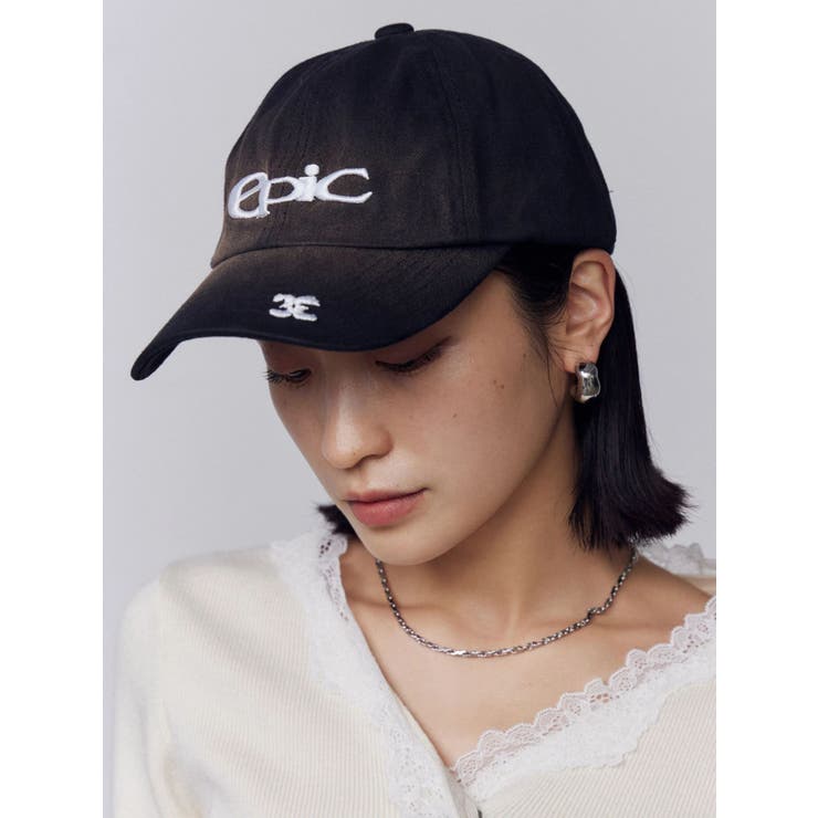 ブラック | ウォッシュロゴキャップ | EMODA