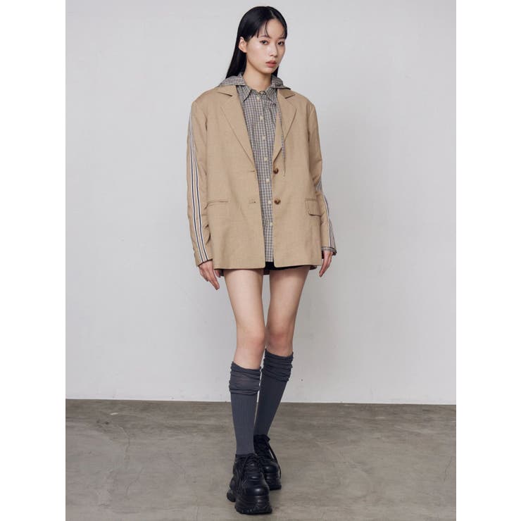 SHEER SWITCHING HIGH SOCKS | EMODA | 詳細画像3 