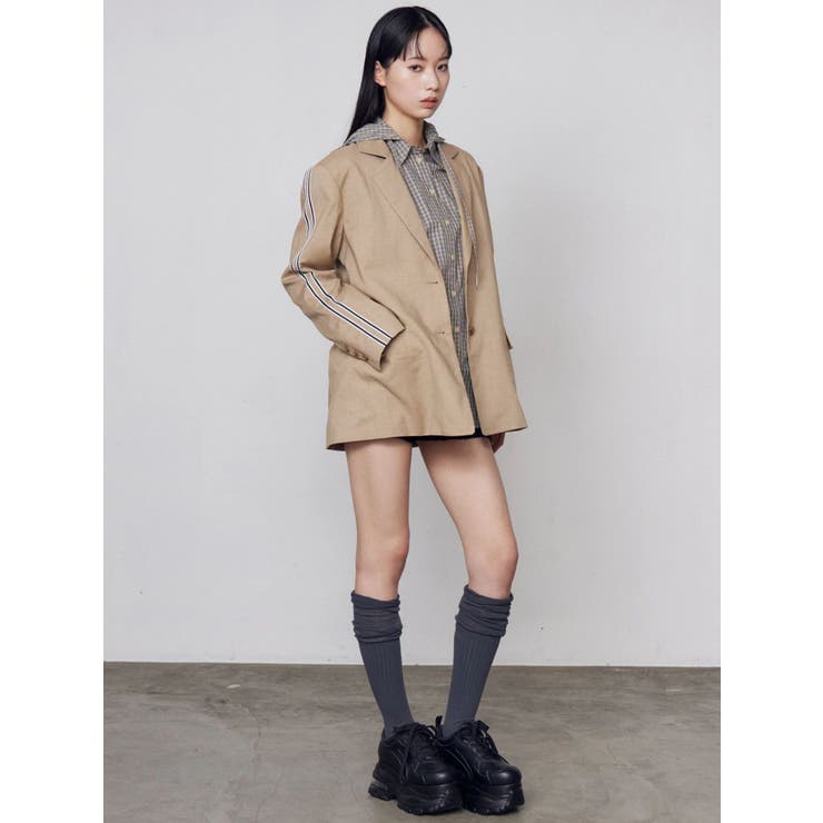 SHEER SWITCHING HIGH SOCKS | EMODA | 詳細画像4 