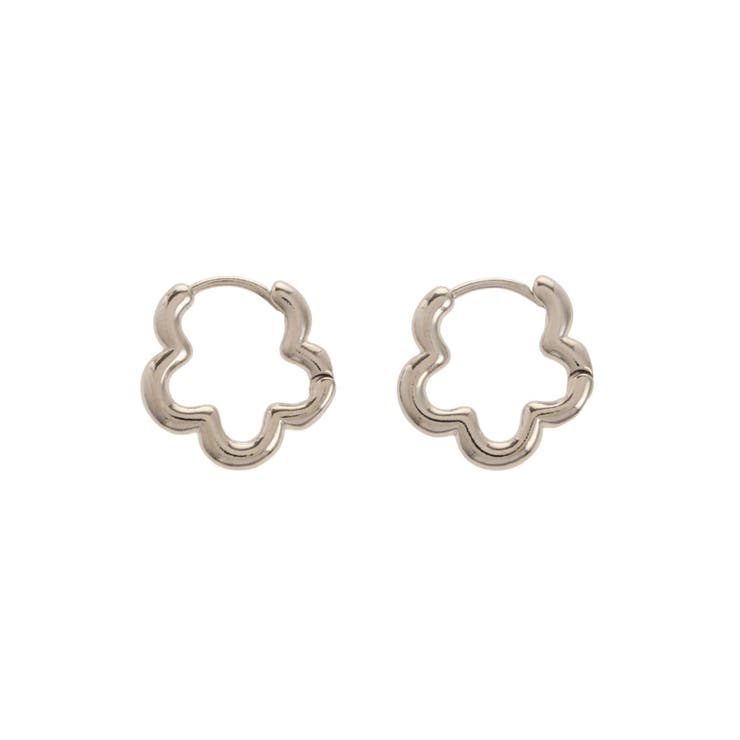 ゴールド | FLOWER HOOP PIERCE | EMODA