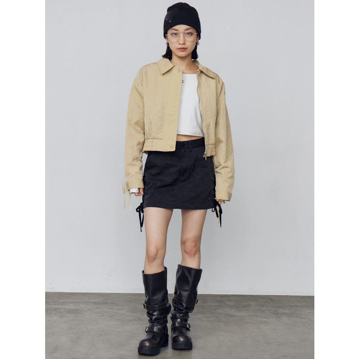 レザーパッチニットキャップ | EMODA | 詳細画像13 