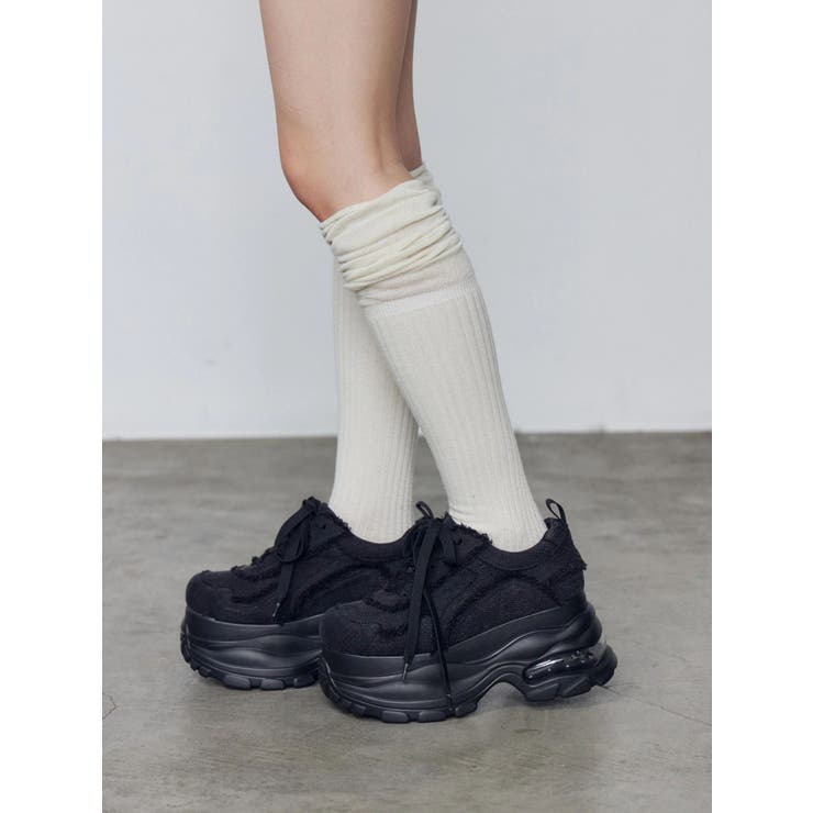 【WEB限定カラー登場！】エアバルキーカットオフスニーカー | EMODA | 詳細画像2 