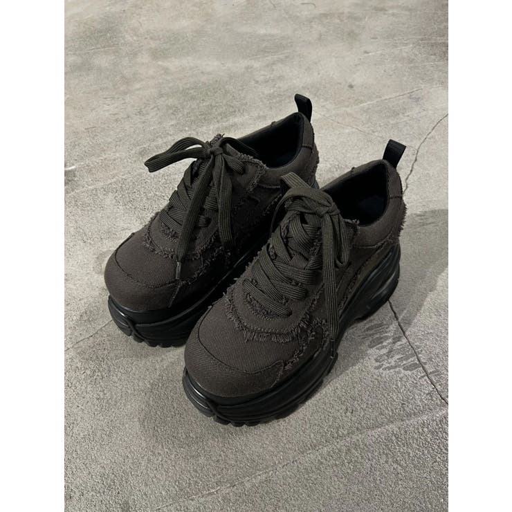 【WEB限定カラー登場！】エアバルキーカットオフスニーカー | EMODA | 詳細画像29 