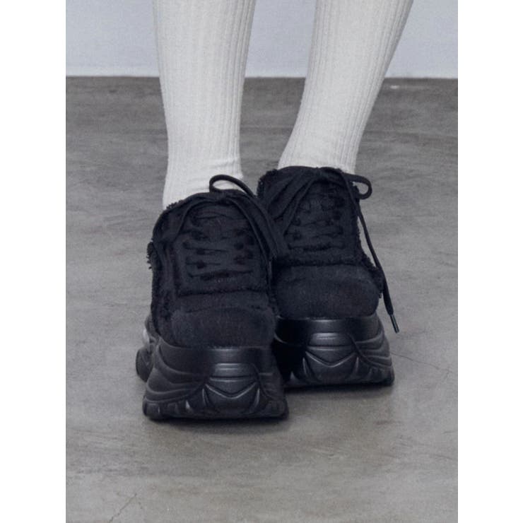 【WEB限定カラー登場！】エアバルキーカットオフスニーカー | EMODA | 詳細画像32 