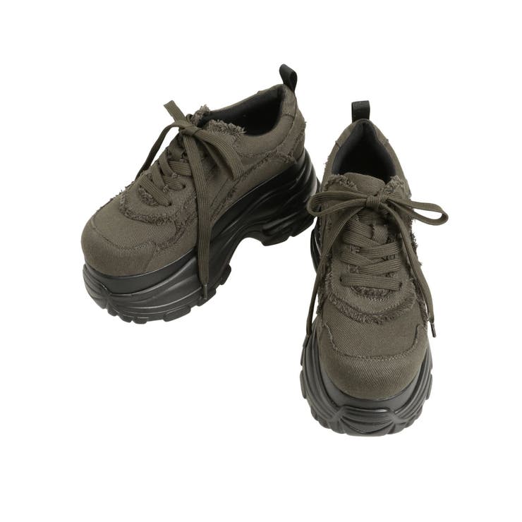 【WEB限定カラー登場！】エアバルキーカットオフスニーカー | EMODA | 詳細画像38 