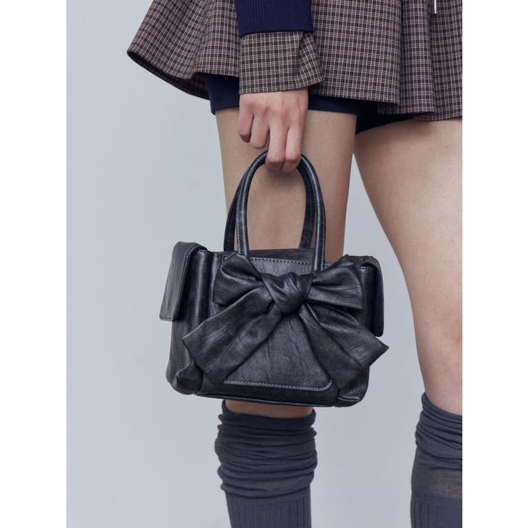 リボンボックスバッグ | EMODA | 詳細画像1 