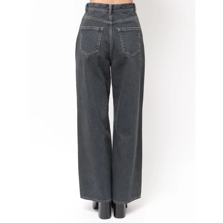 ミッドワイドジャストウエストジーンズ | EMODA | 詳細画像19 