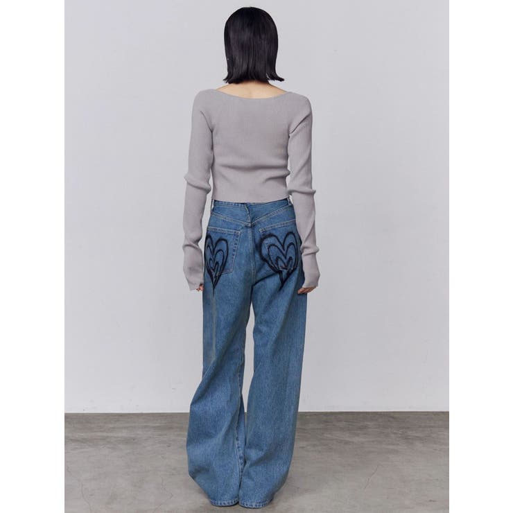 バックグラフィティルーズジーンズ | EMODA | 詳細画像10 