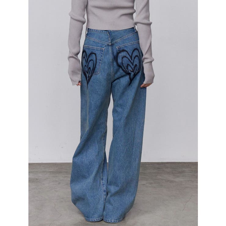 バックグラフィティルーズジーンズ | EMODA | 詳細画像4 