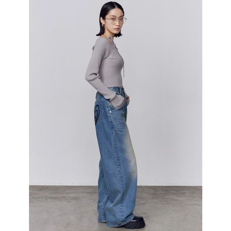 バックグラフィティルーズジーンズ | EMODA | 詳細画像9 