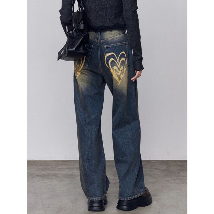 インディゴ | バックグラフィティルーズジーンズ | EMODA