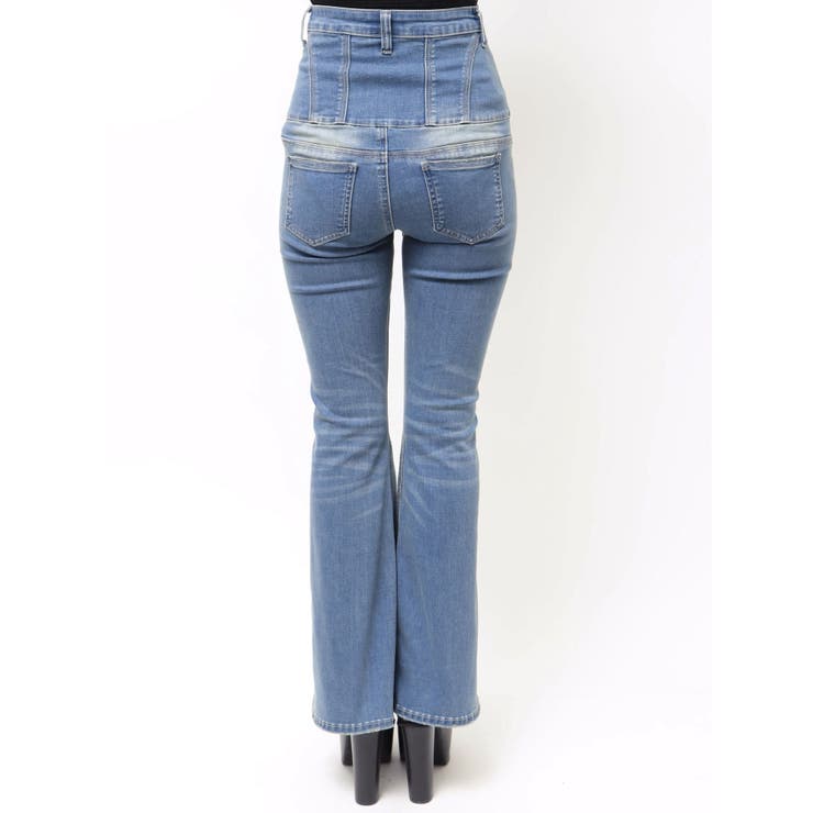 スーパーハイウエストフレアパギンス | EMODA | 詳細画像25 