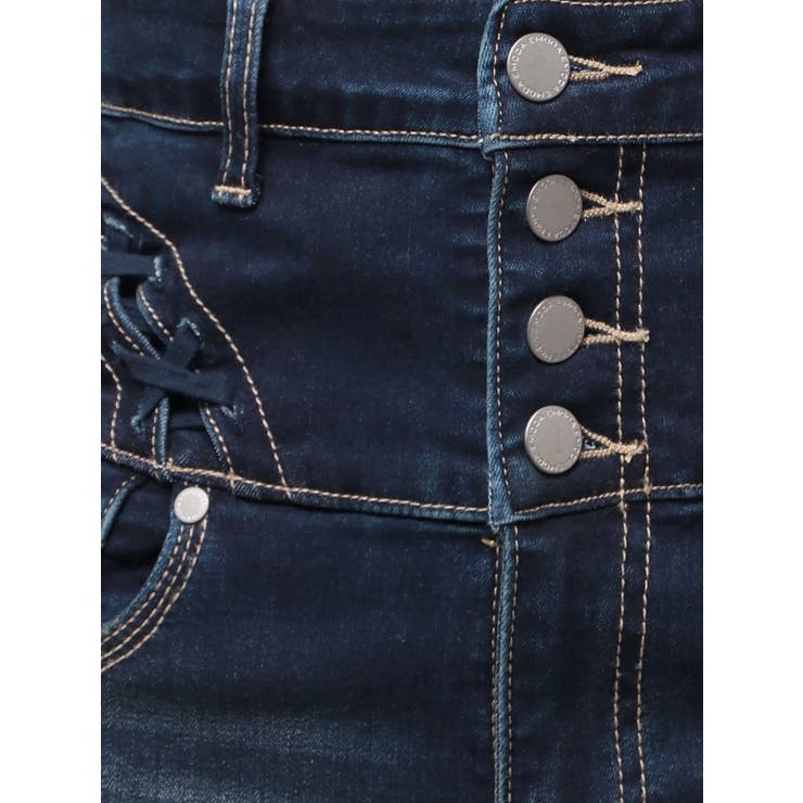 カーブレースアップハイウエストフレアパギンス | EMODA | 詳細画像30 