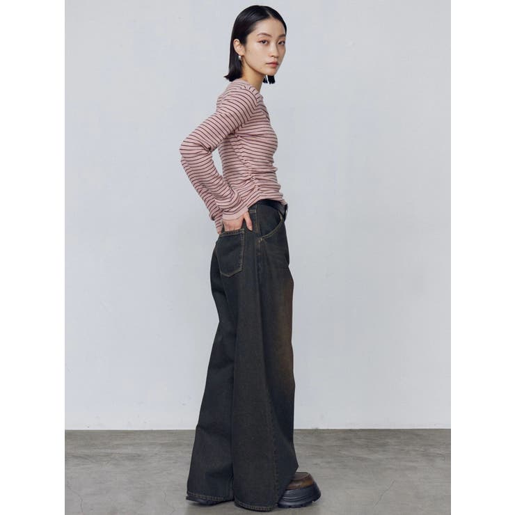 ワイドルーズジーンズ | EMODA | 詳細画像4 