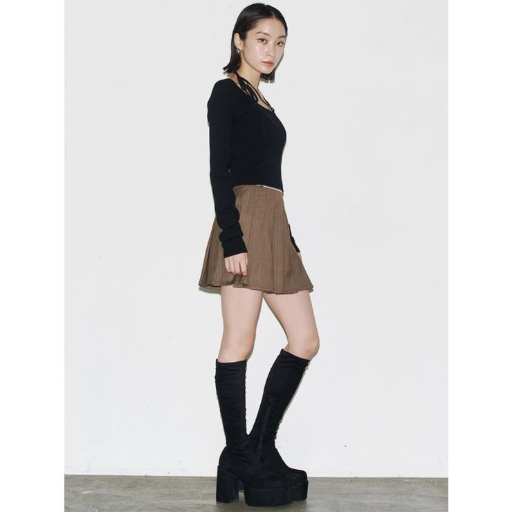 アシンメトリーチョーカーニット | EMODA | 詳細画像12 