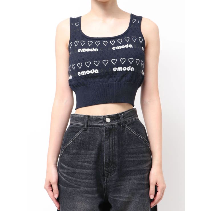 アイレットロゴツインニット | EMODA | 詳細画像32 