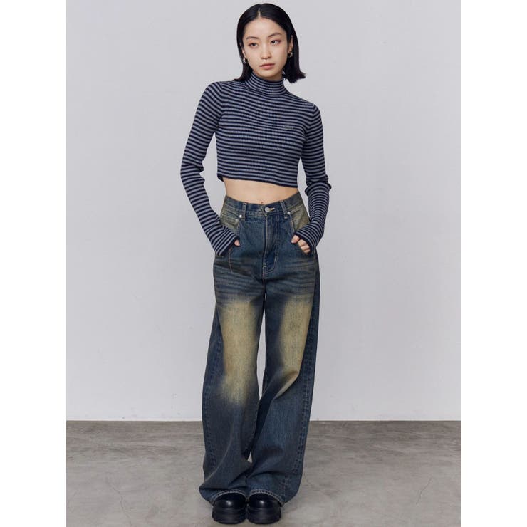 ハイネッククロップニット | EMODA | 詳細画像20 