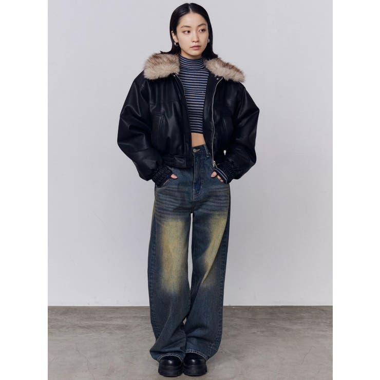 ハイネッククロップニット | EMODA | 詳細画像22 