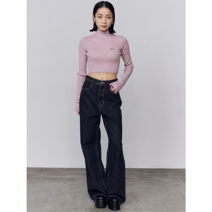 ハイネッククロップニット | EMODA | 詳細画像24 