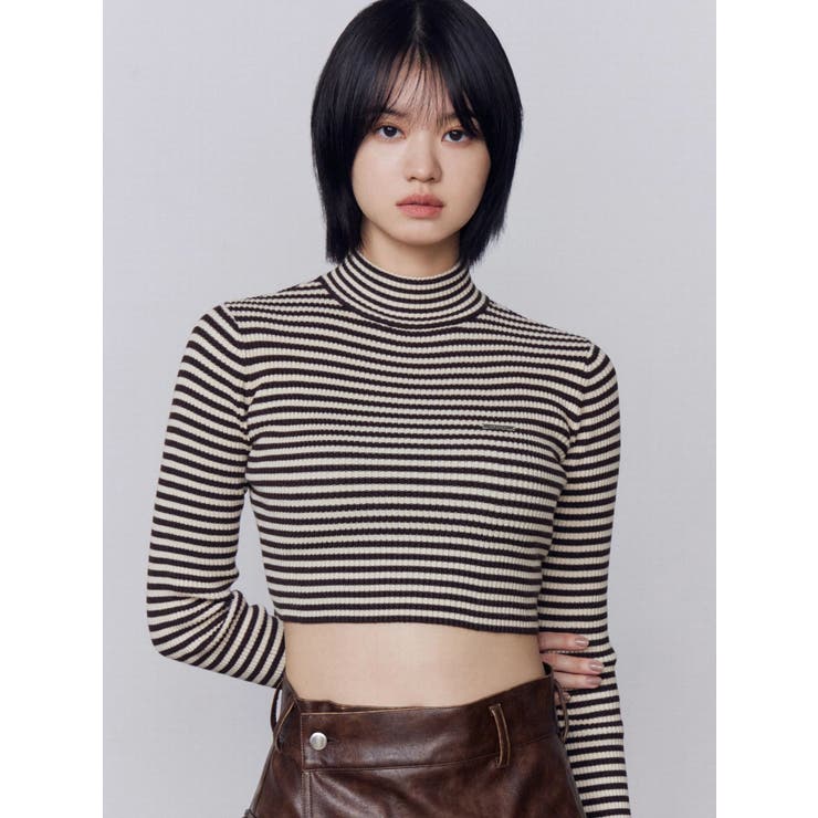 ハイネッククロップニット | EMODA | 詳細画像3 
