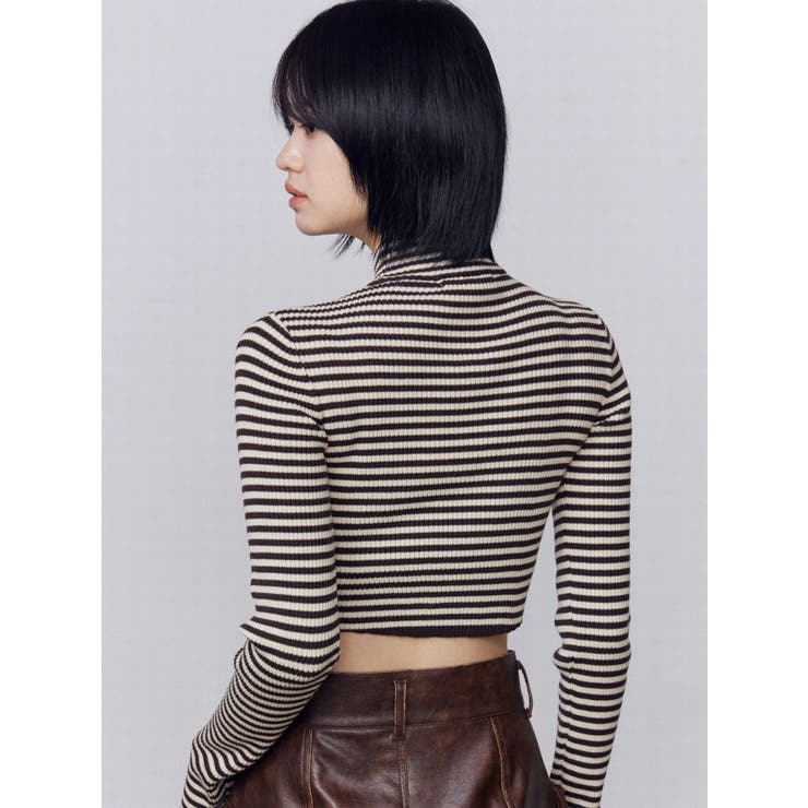 ハイネッククロップニット | EMODA | 詳細画像4 