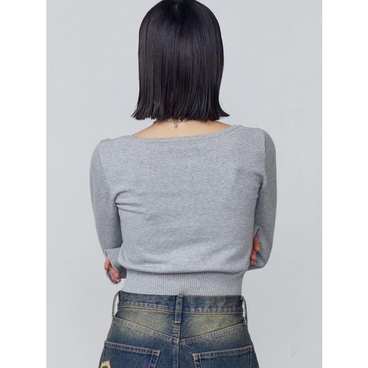 プレートクロップニット | EMODA | 詳細画像10 