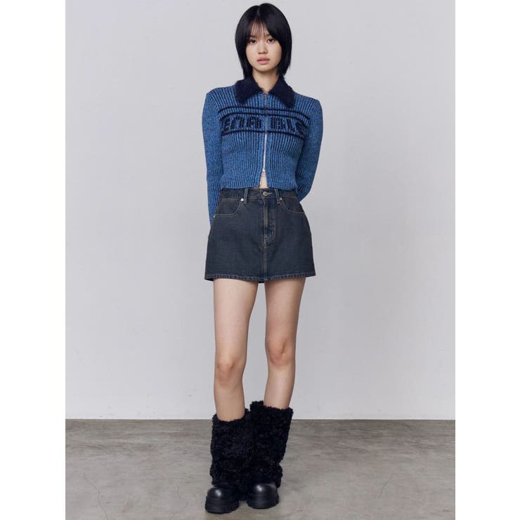 プレーティングシャギーロゴニット | EMODA | 詳細画像20 