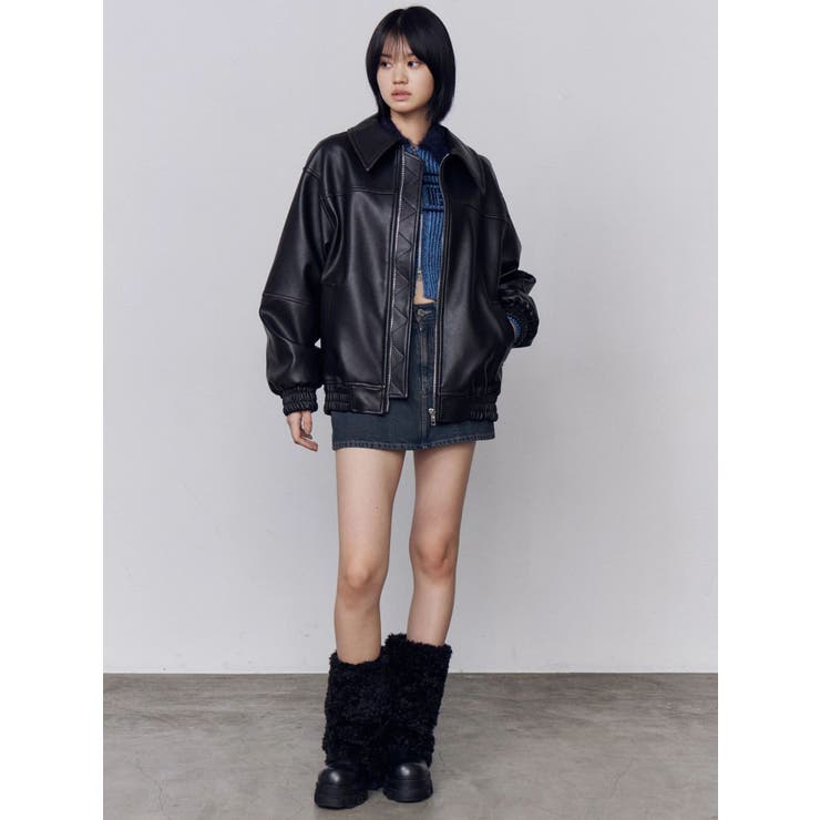 プレーティングシャギーロゴニット | EMODA | 詳細画像23 