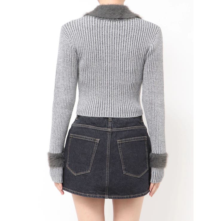 プレーティングシャギーロゴニット | EMODA | 詳細画像26 