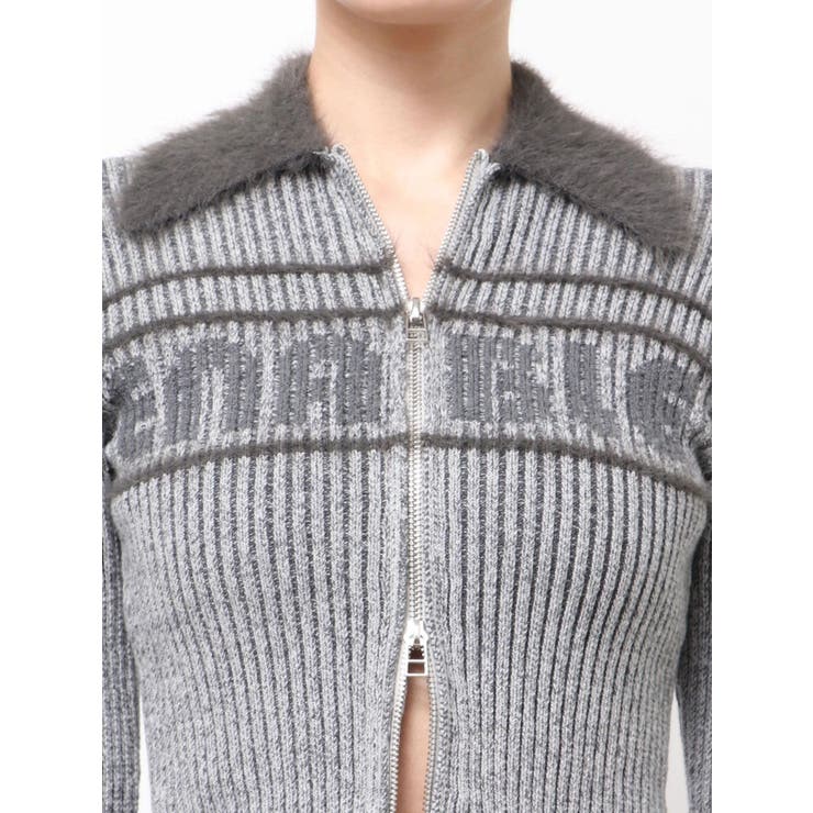 プレーティングシャギーロゴニット | EMODA | 詳細画像27 