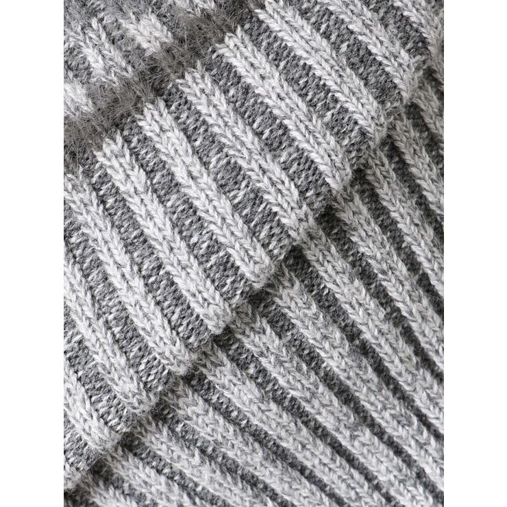 プレーティングシャギーロゴニット | EMODA | 詳細画像30 