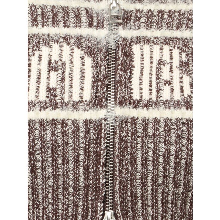 プレーティングシャギーロゴニット | EMODA | 詳細画像34 